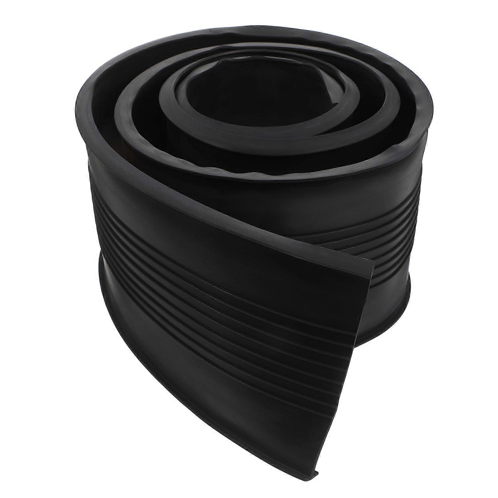 Universal Vinyl Garage Door Bottom Seal Weatherproof Buffering Sealing Rubber Strip For Garage Protection 1Pack