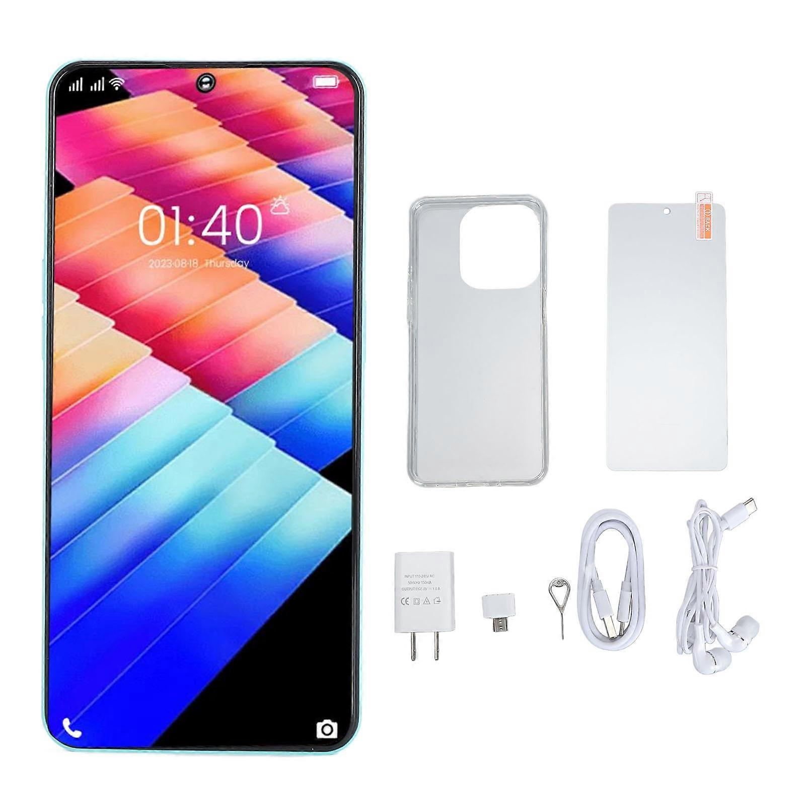 6.5" Unlocked 4G Smartphone, Android 13.0, 6GB RAM, 128GB, 21MP Camera, 6800mAh Battery