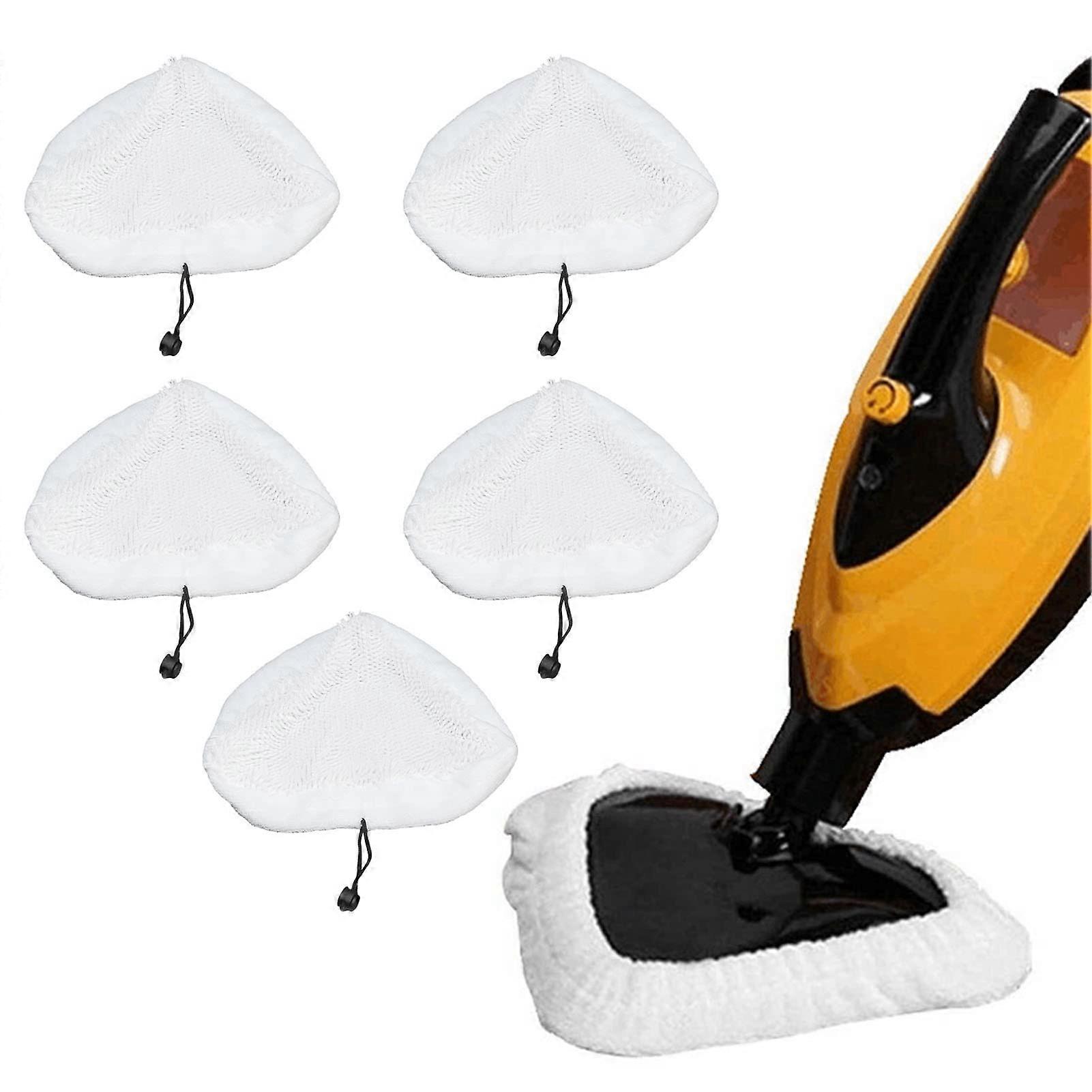 Mop Replacement Microfiber Pads 5-Pack For Steamboy X5 H20 S302 S001 Reusable