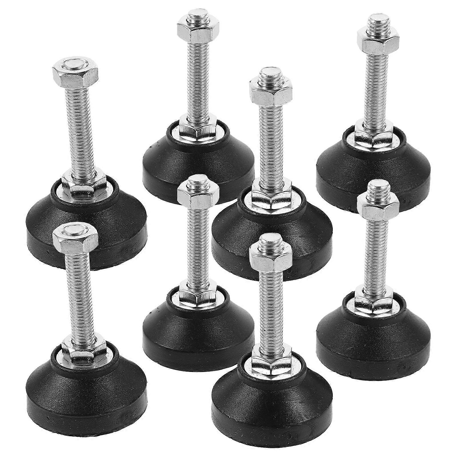 Table Leg Risers Fully Threaded Adjustable for Home Use Office Use 8 Pcs