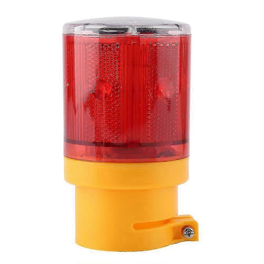 Solar Powered Emergency Security Alarm Strobe Light with Flashing Red LED