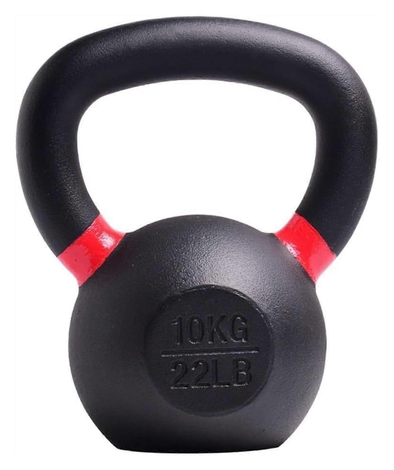 Kettlebell for Strength Training, Cast Iron with Wide Handle for Home Gym (10kg) Ref: 3271