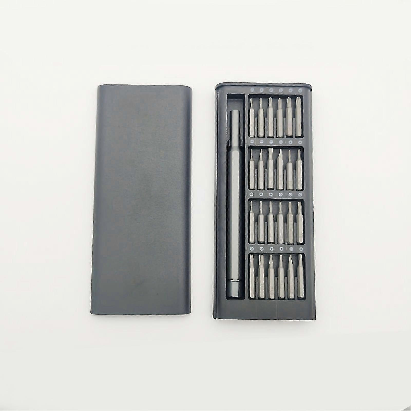 24 in 1 Screwdriver Kit with Magnetic S2 Screw Bits and Plastic Handle for Mobile Phone Repair