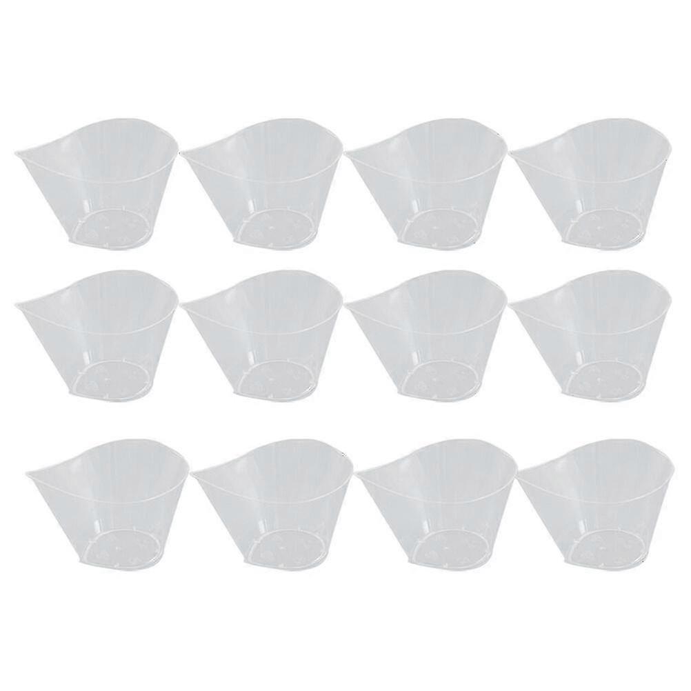 20 Pcs Disposable Mini Dessert Bowls for Pudding and Jelly