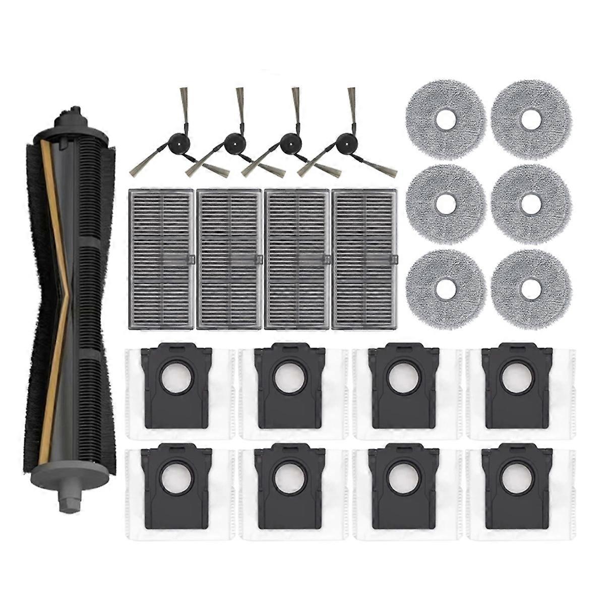 Suitable for X40 Ultra / X40 Pro Sweeping Robot Spare Parts Main Side Brush HEPA Filter Mop Cloth Du