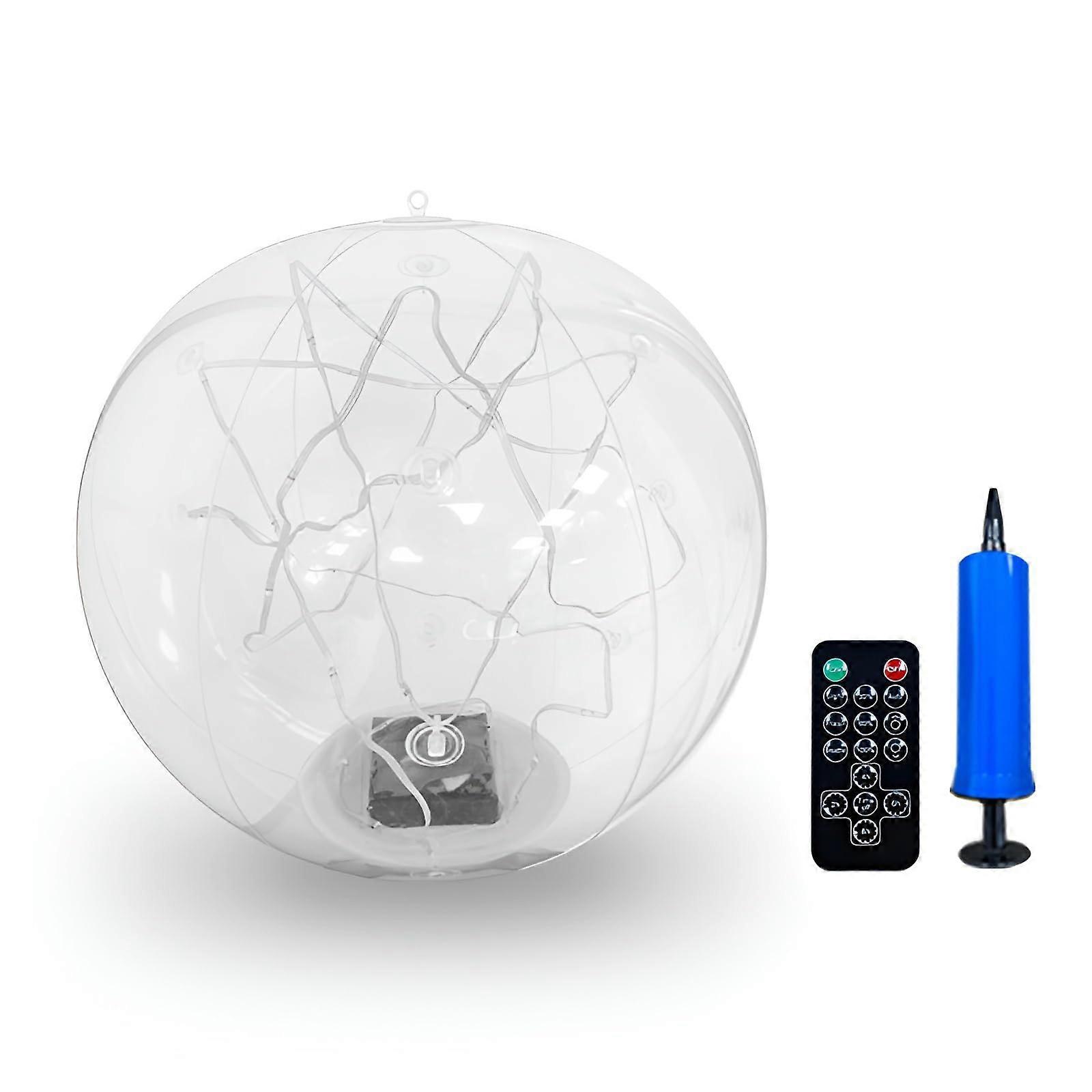 Solar Floating Pool Light, Underwater Pool Lights with Remote, Dimmable, 34x34cm