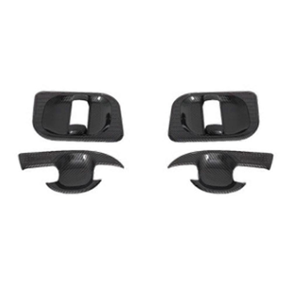 Για Toyota HiAce έκτης γενιάς (H300) 2019-2022 Carbon Fiber Style Door Handle Cover Cup Cavity Trim