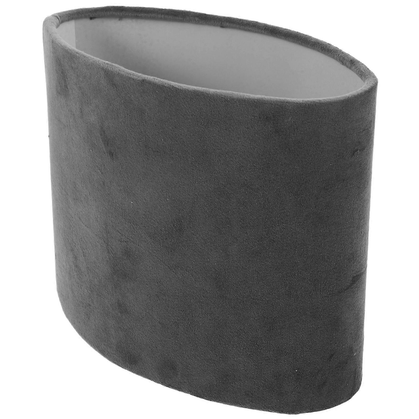 Decorative Oval Lampshadeslampshade Metal Lampshade Hotel Use Simple Structure 23x18cm 1Pack