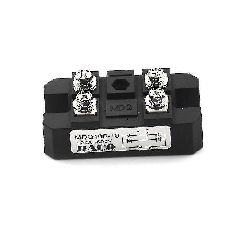 MDQ 100A Amp 1600V Volt Single 1 Phase Diode Metal Case Bridge Rectifier TS)
