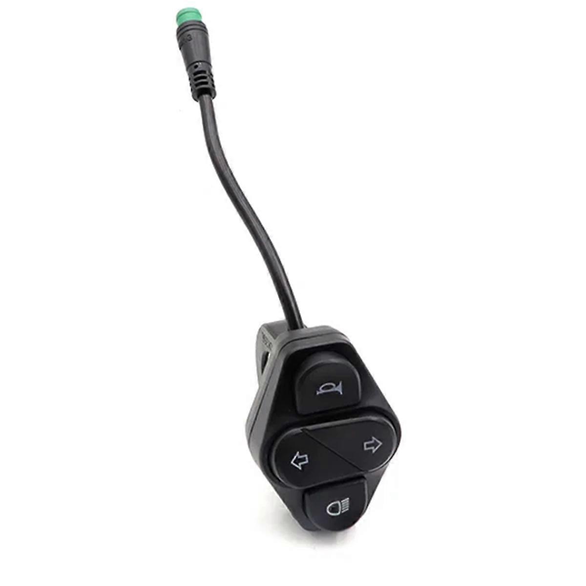 Commutateur Phare 5 Broches Pour Scooter électrique Kukirin G2 Master - Noir ABS - 11