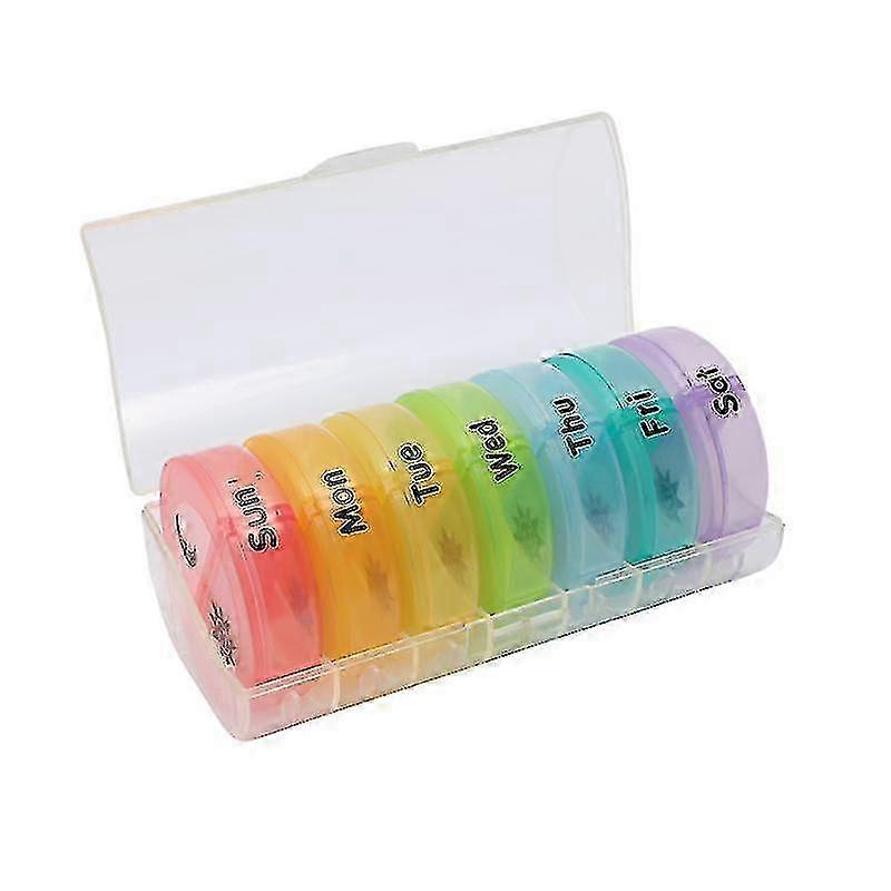 Weekly Pill Organizer, Daily AM-PM Pill Box, 7 Day Medicine Case
