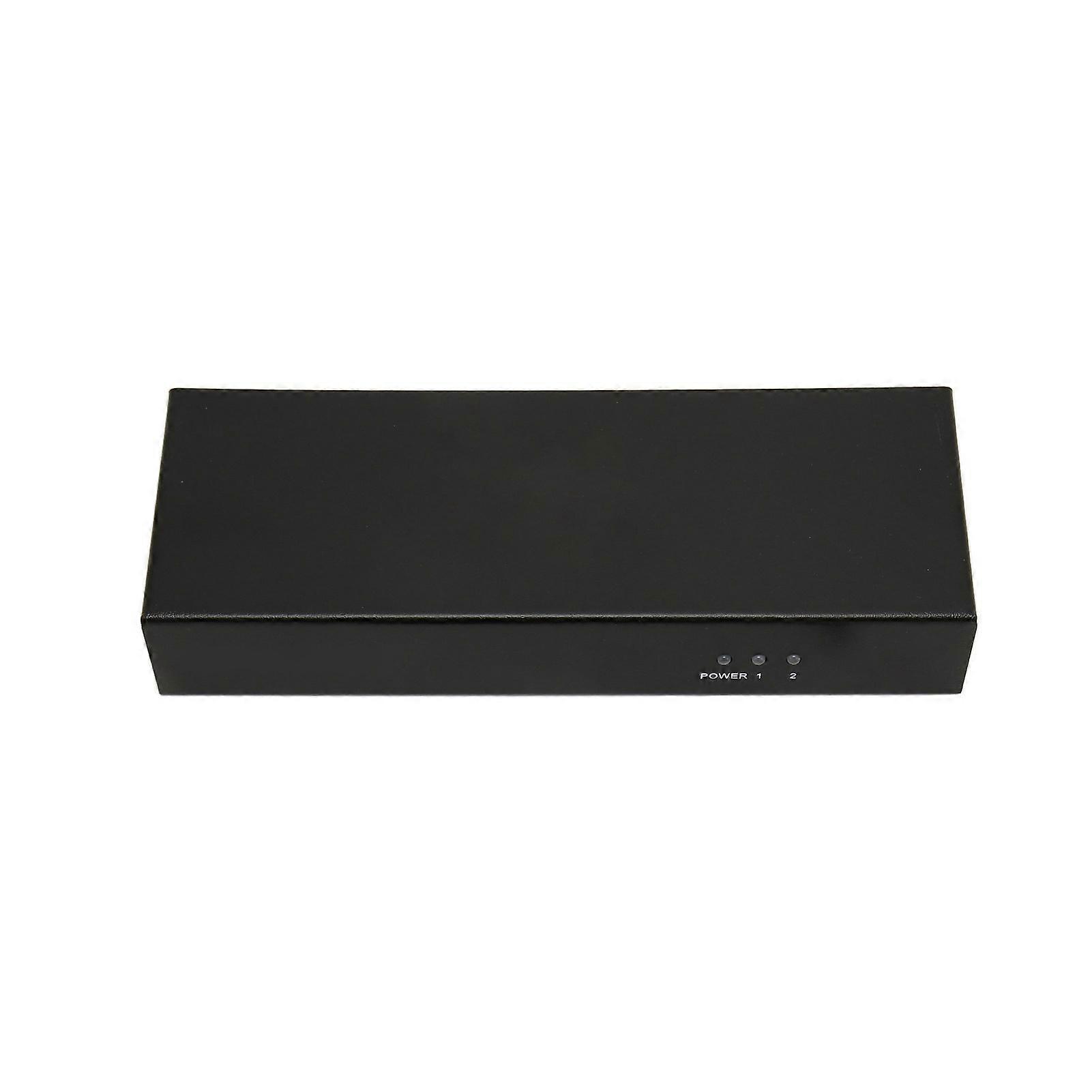 DVI Splitter 1 in 2 Out 4K 30 36bit Color Support Dual Monitor Distribution Duplicator Lossless Transmission UK Plug 100-240V