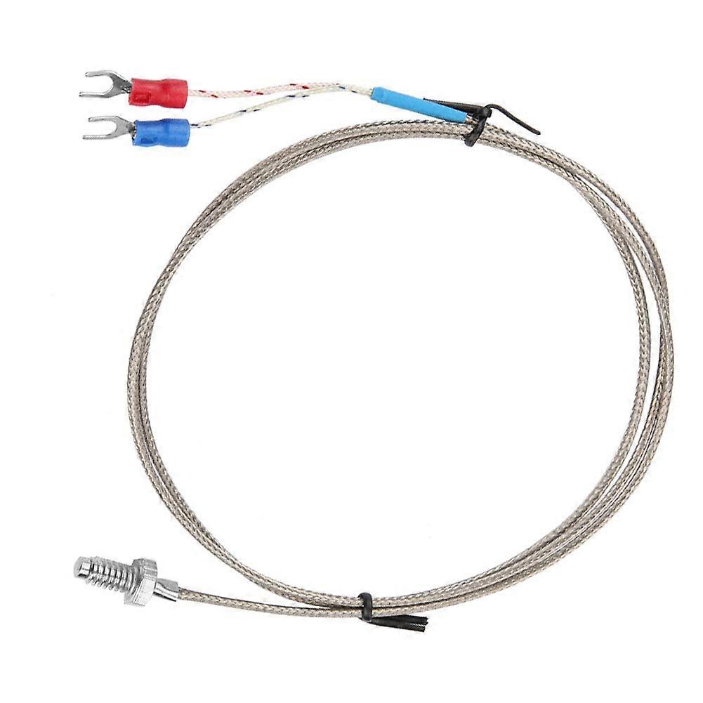 K  Thermocouple cable of the type with screw probe, compact size for temperature measurement tests (1m) 1m 1m