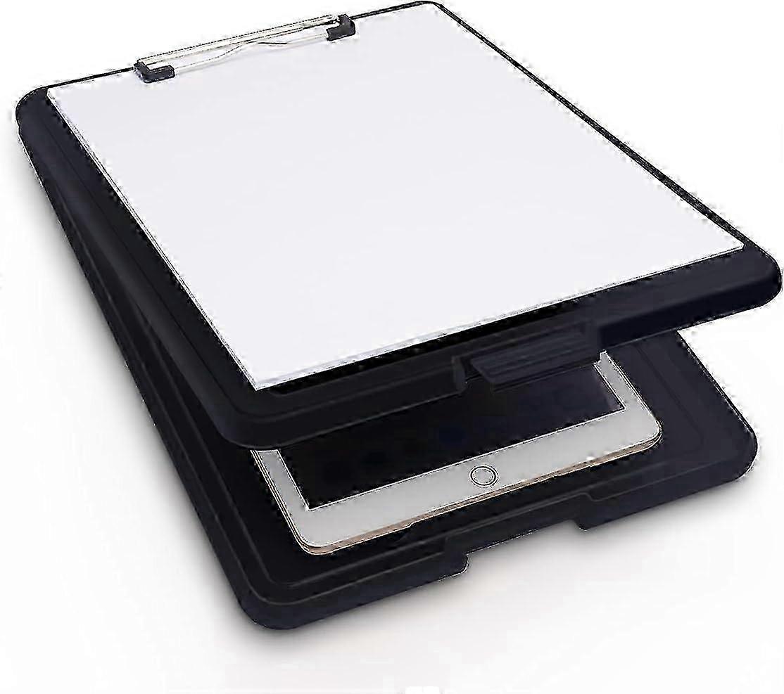Clear Plastic Clipboard with Document Storage - Versatile Organizer for School, Home & Office Use, Perfect for Notes and Papers