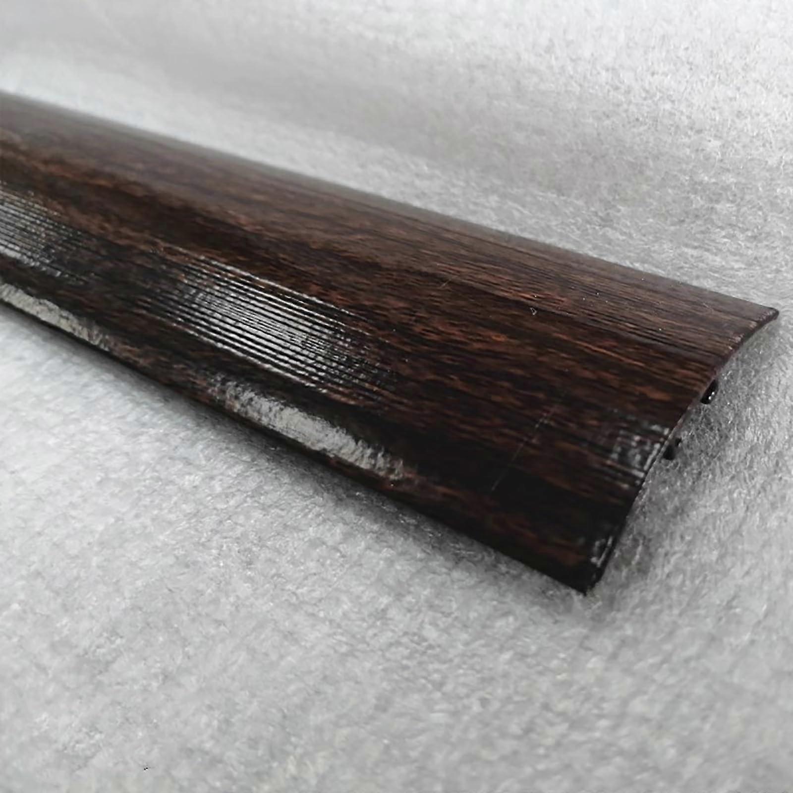 PVC transition strips for laminate flooring, 2.7m long, black uneven floors (Style 5, L 6m/16.7ft).