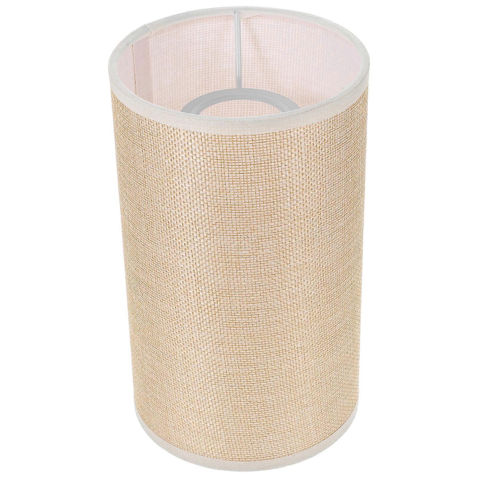 Drum Lampshade Table Lamp Chandelier Lampshade Warm Cylinder Light Diffusion 20X12X12CM 1Pack