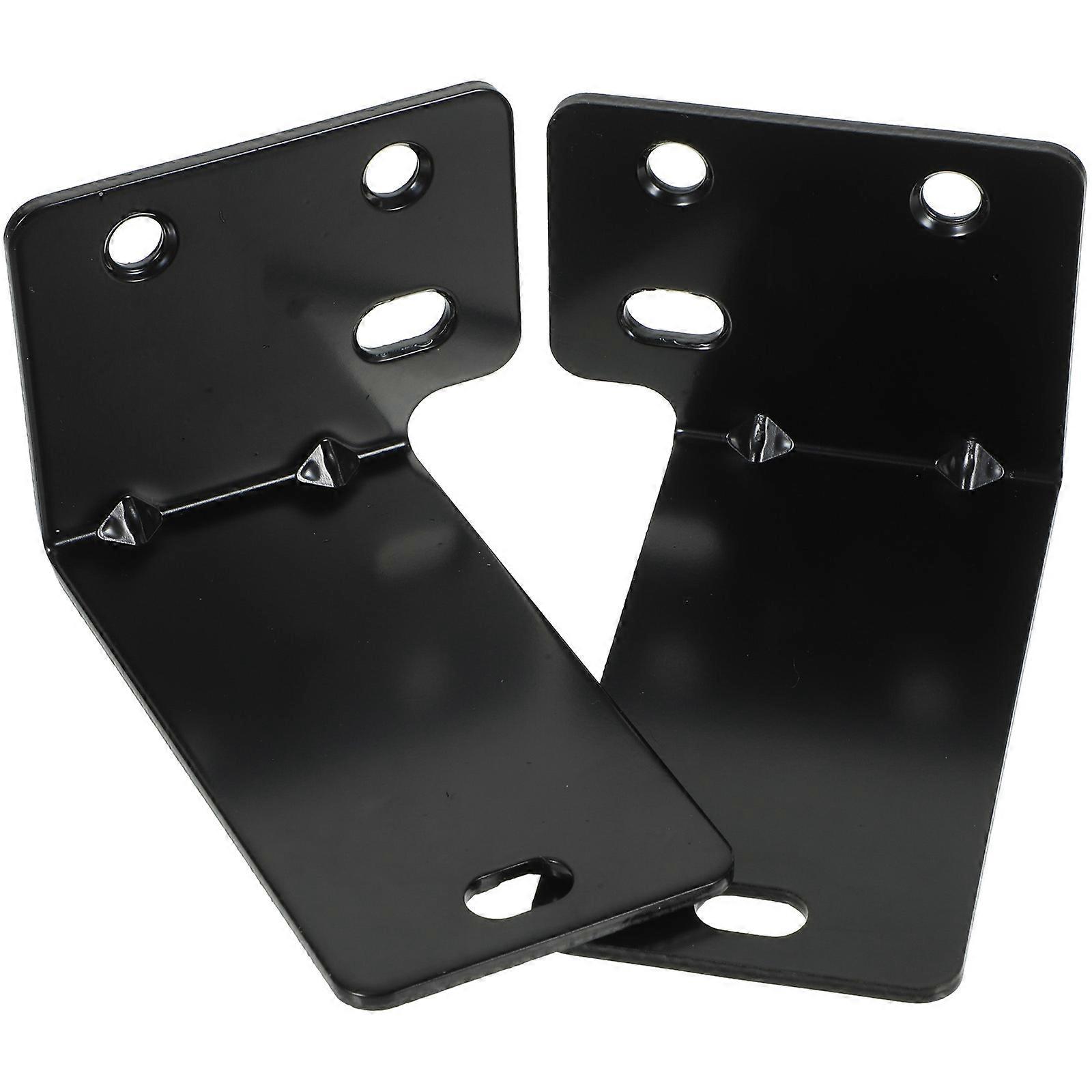 Wall Shelf Bracket Floating Shelf Support Mounting Speaker Wall Mount 9x6.1cm Metal Sleek Design Homeowners 1Set