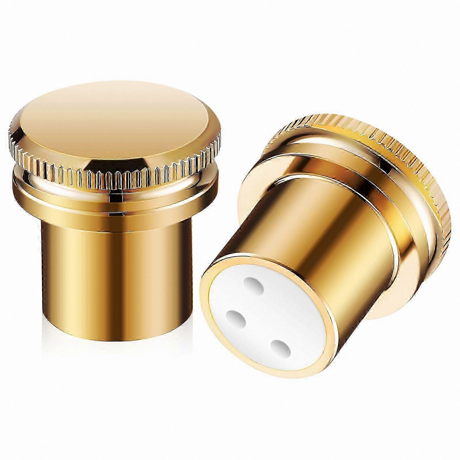 2-Pack XLR Female Connector Caps for Microphones, Dust Covers with Noise Reduction Feature