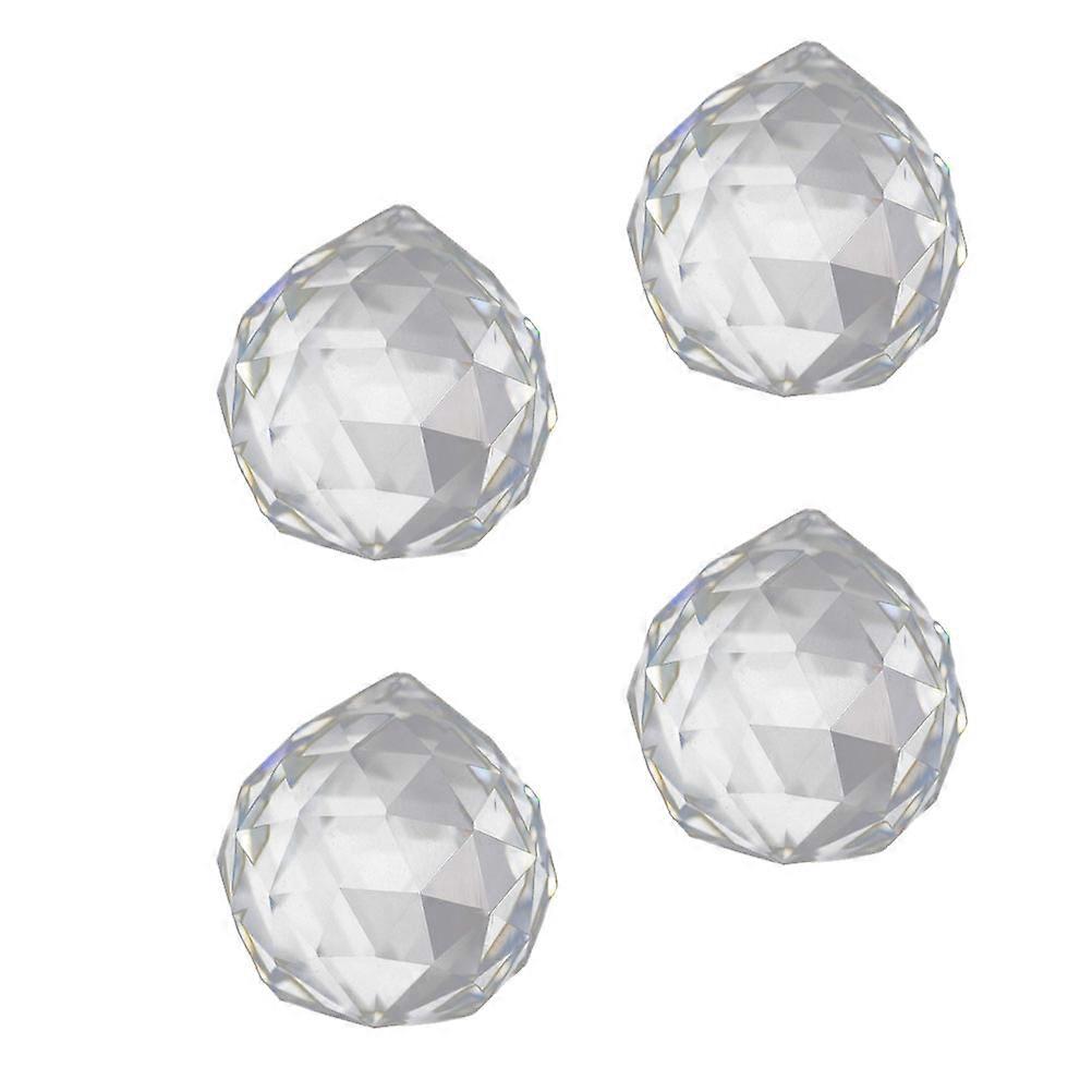Crystal Pendant Hanging Decorations for Windows Doors 4 Pieces Portable Wedding Party Car Interior