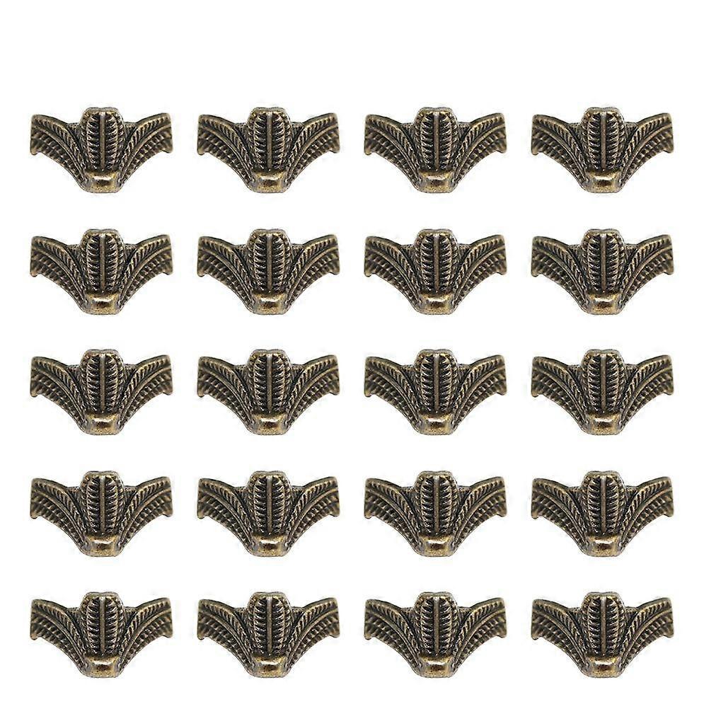 Furniture Legs Replacement 20Pcs Zinc Alloy Support Pad Dark Green Office Use Floor Protection Rectangular