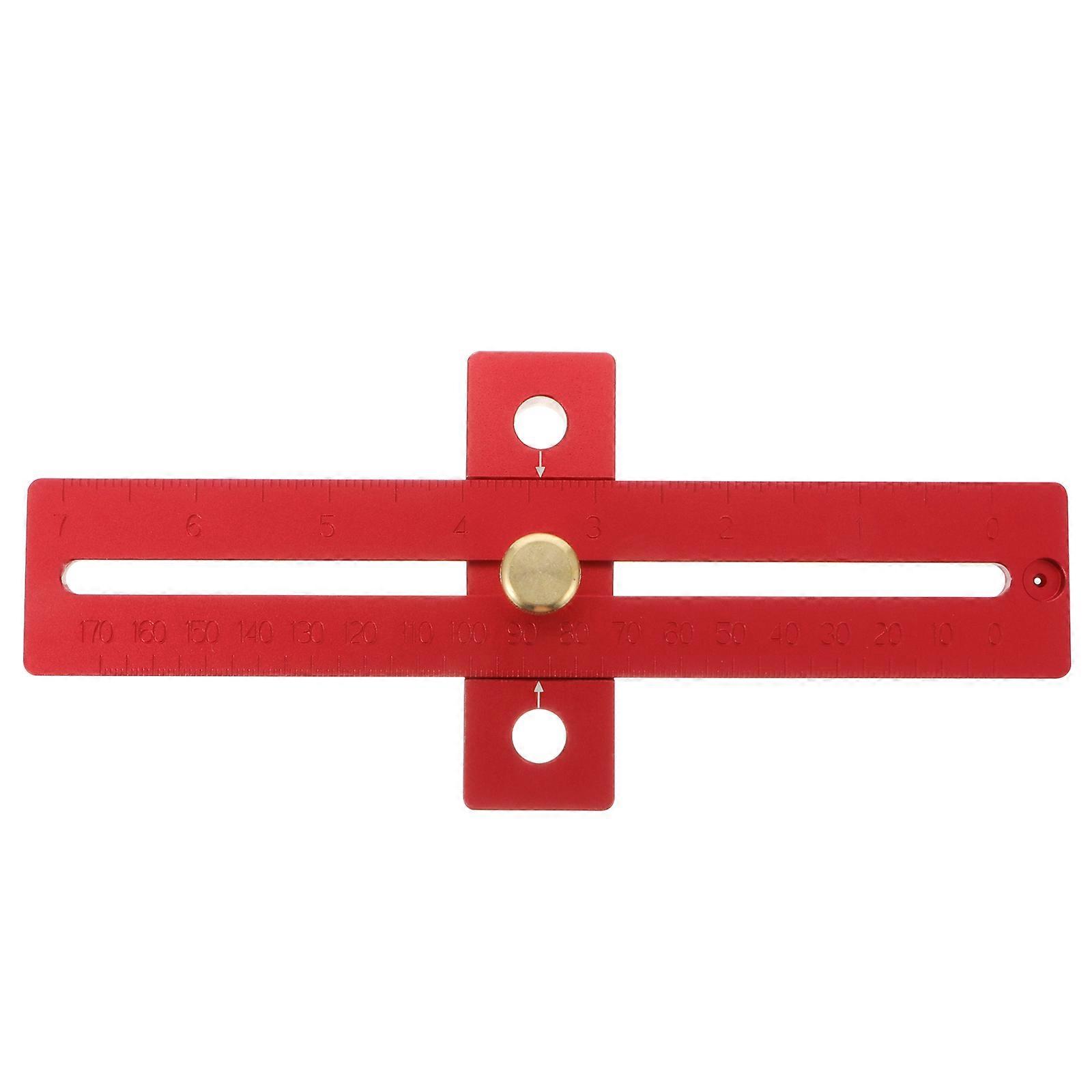Precision Marking T-Ruler Woodworker Ruler For Workshop Use 20X8.8CM Easy To Use 1Pack