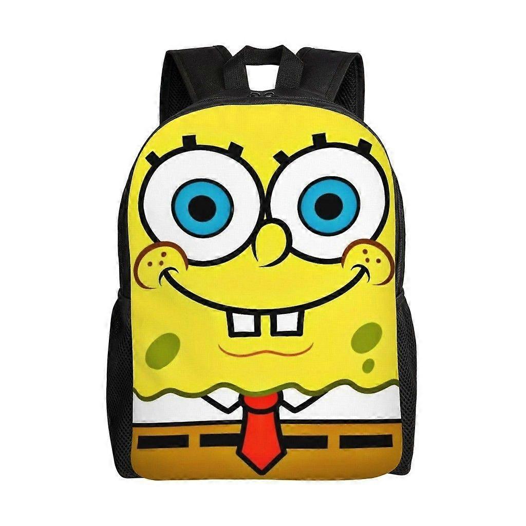 حقيبة مدرسية سبونجبوب حقيبة ظهر كرتونية حقيبة أزياء للأولاد حقيبة مدرسية للطالب حقيبة ظهر للسفر- hjka91