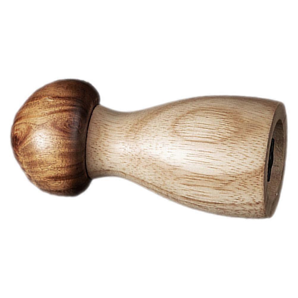 Wooden Mushroom Pepper Mill Manual Refillable Grinder Salt Shaker Kitchen Seasoning Tool for Coarse Pepper Cumin