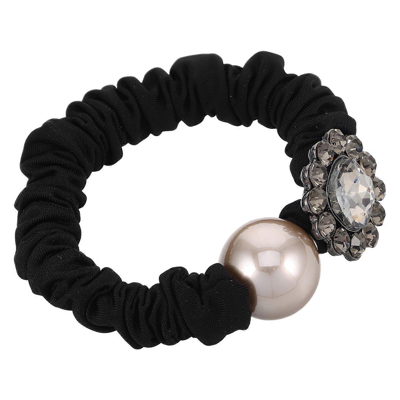 Sparkly Rhinestone Hair Scrunchies for Women – Lightweight, Stretchy, and Stylish for Casual and Formal Events