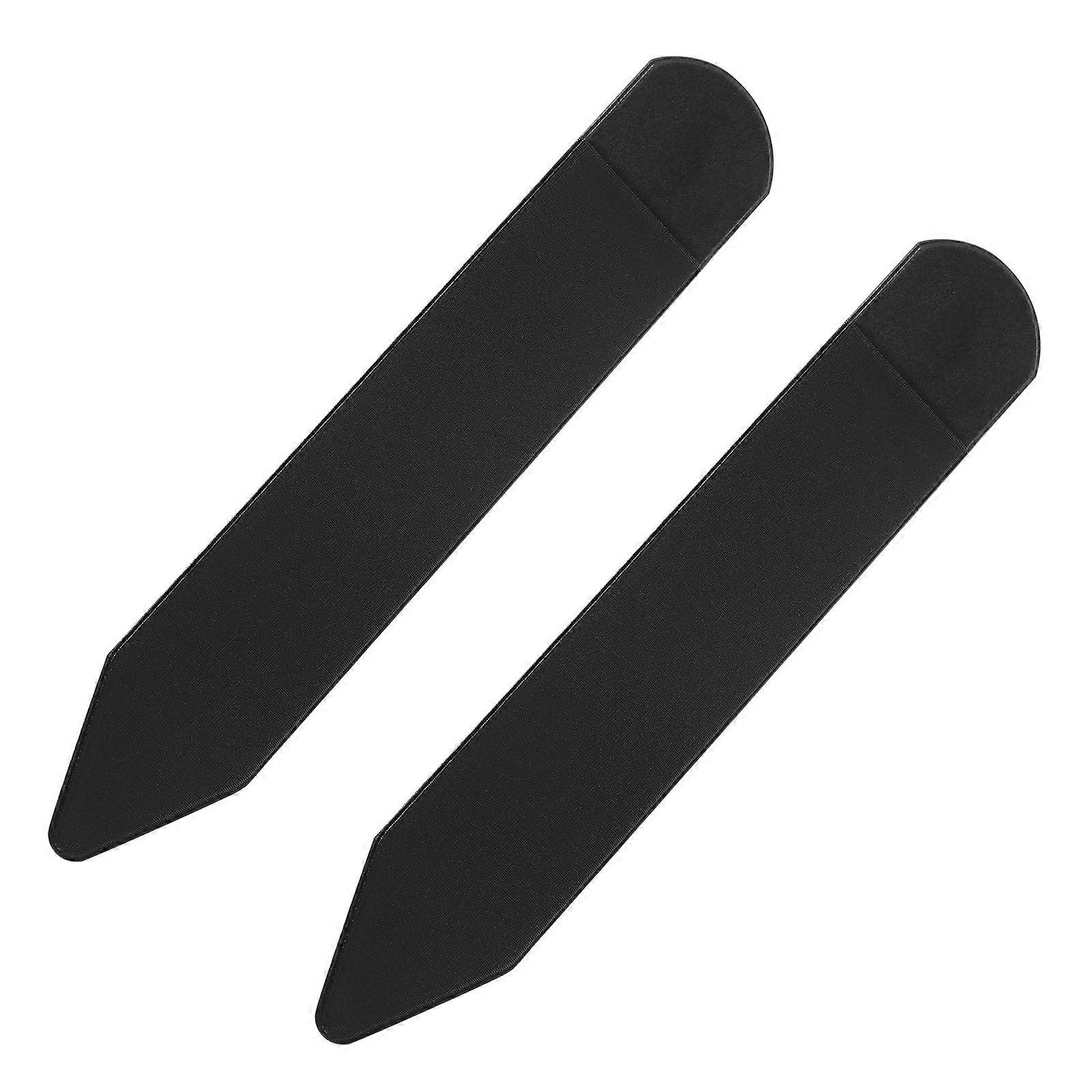 2pcs Multifunctional Elastic Touch Screen Stylus Holders Smooth Black Pen Covers with Slip Design for Tablets