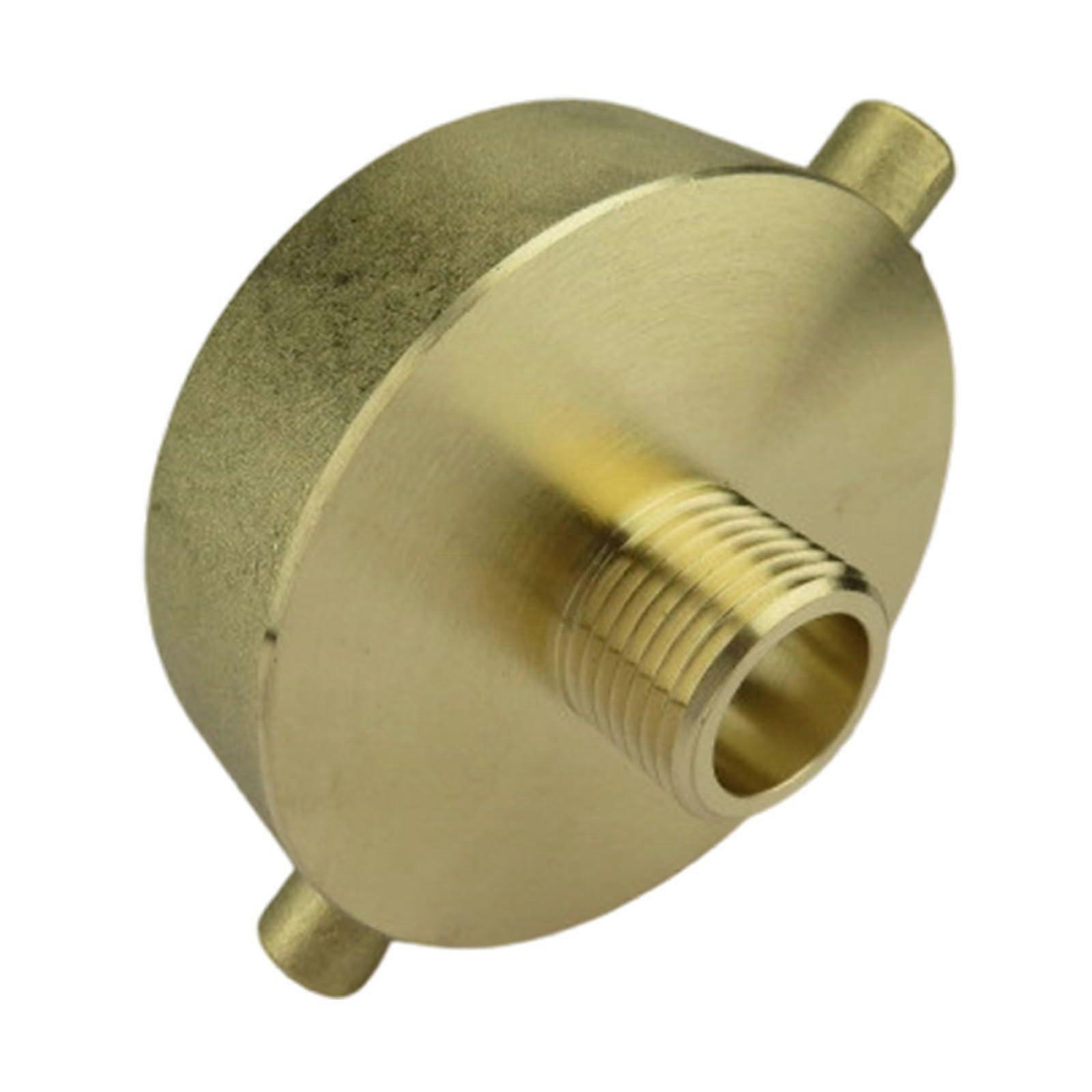 Brass Adapter 2-1/2 NST Female To 3/4 NST Male Hydrant Hose Connector For Emergency Use