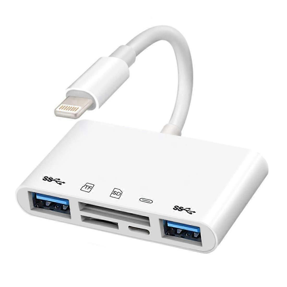 5-in-1 Lightning Multi-function Camera Memory Card Reader Adapter