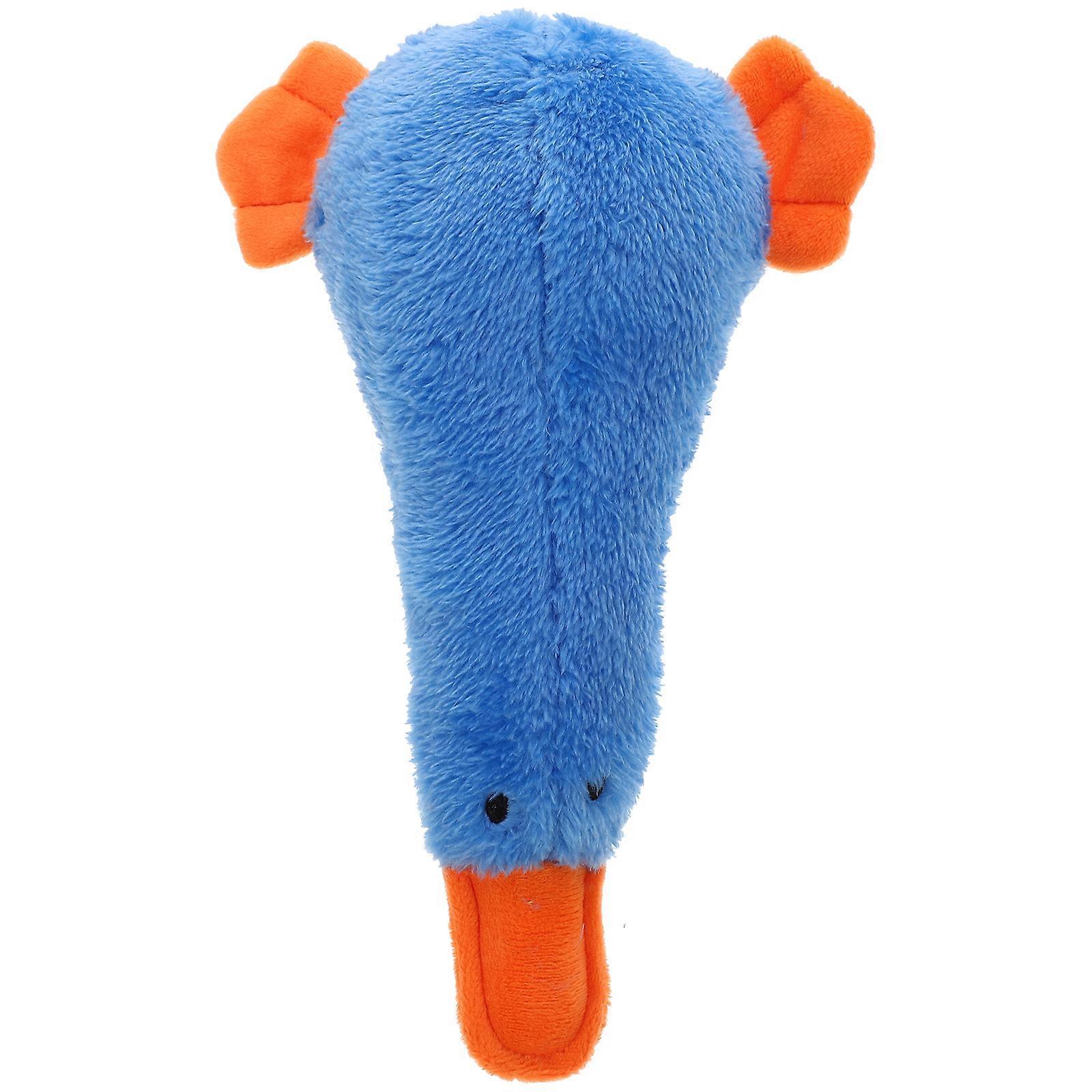 Puppy Chewer Dog Toy Duck Shape For Indoor Play Effective At Relieving Teething Problems 1 Set