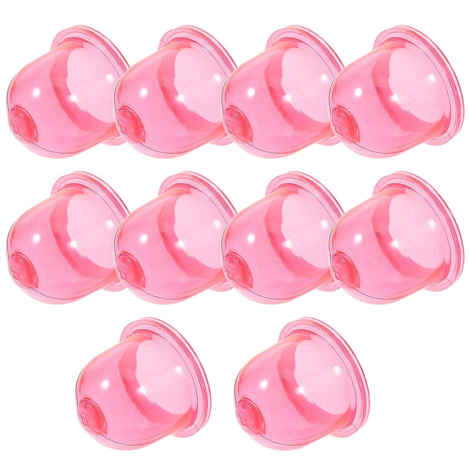 10Pcs Universal Oil Cups Bulb For Lawn Mower Small Cylinder Red Silicone Easy Installation Replacement Part