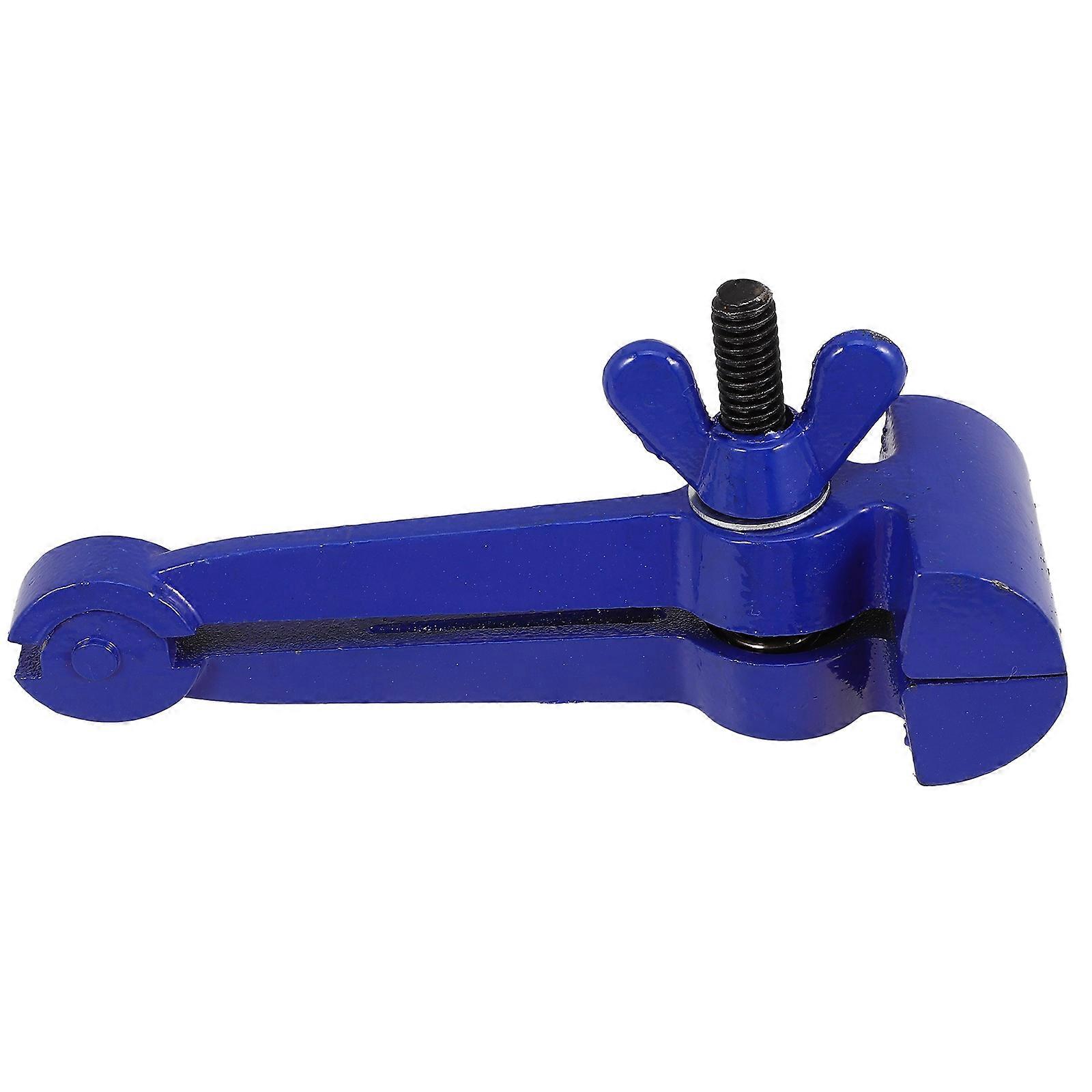 Portable Hand Vice Tool For Maintenance Professionals Rectangular Blue 1Set