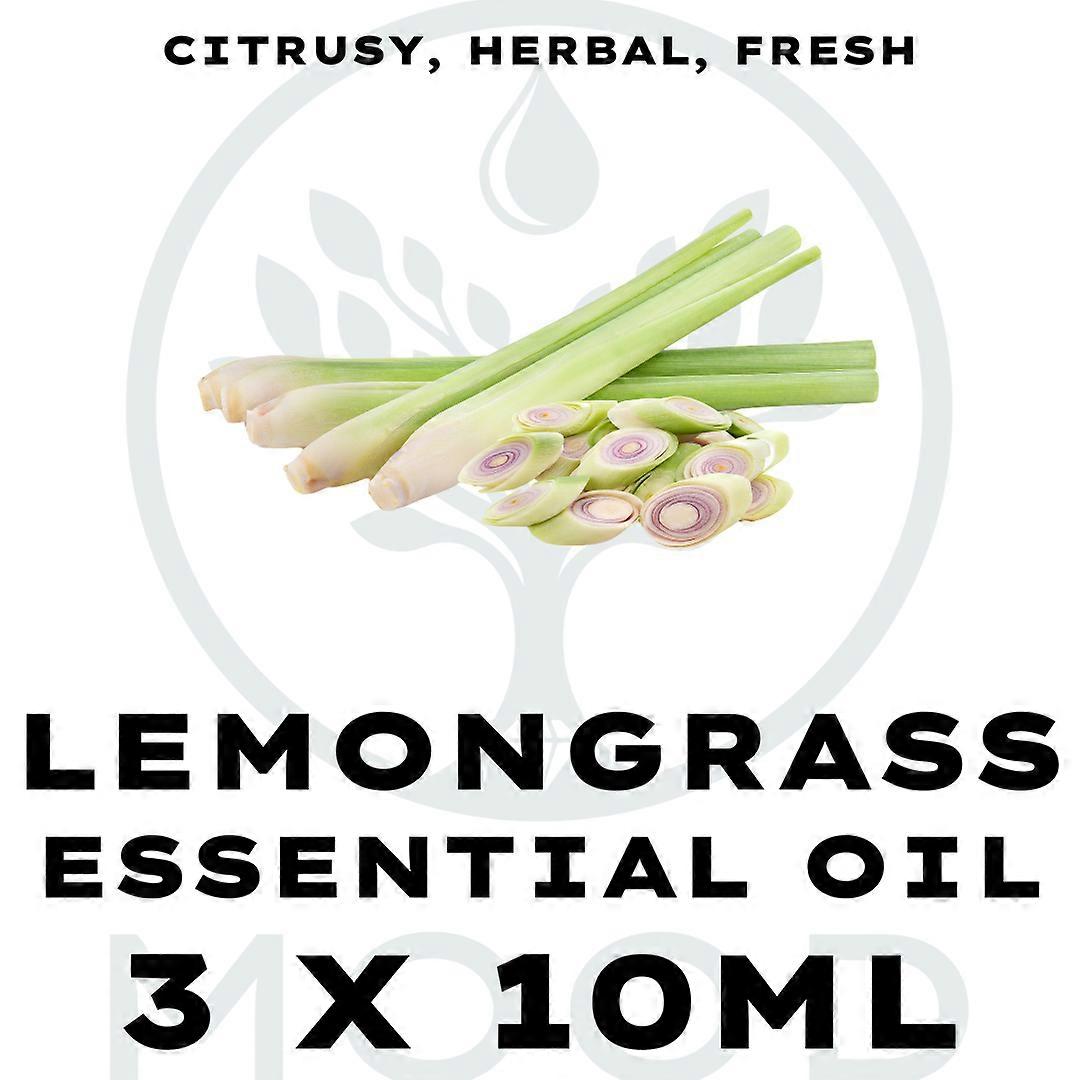 Lemongrass Essential Oil 3 X 10ml Multipack