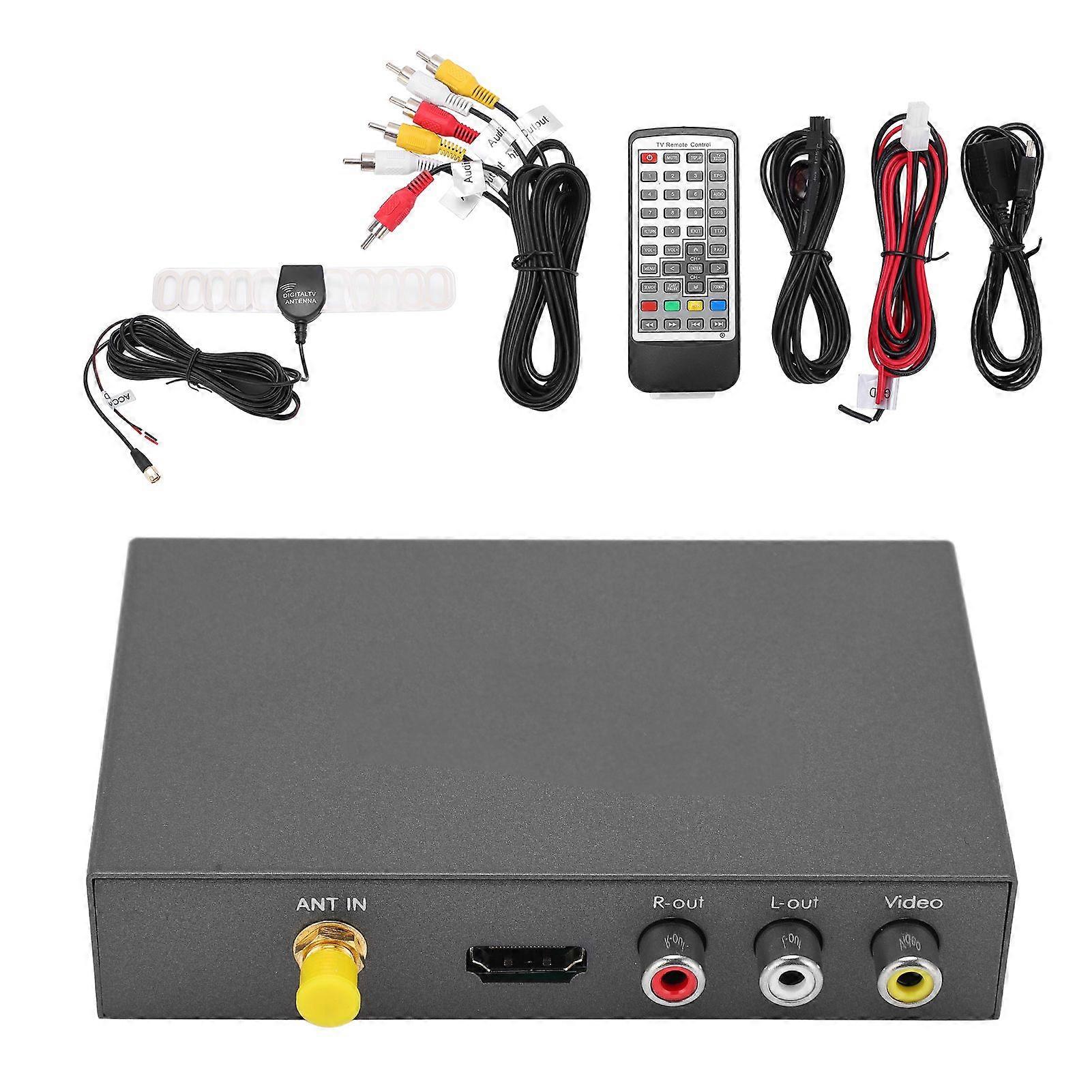 digital TV receiver box for car H.265 DVBT2/T 6M/7M/8M with antenna