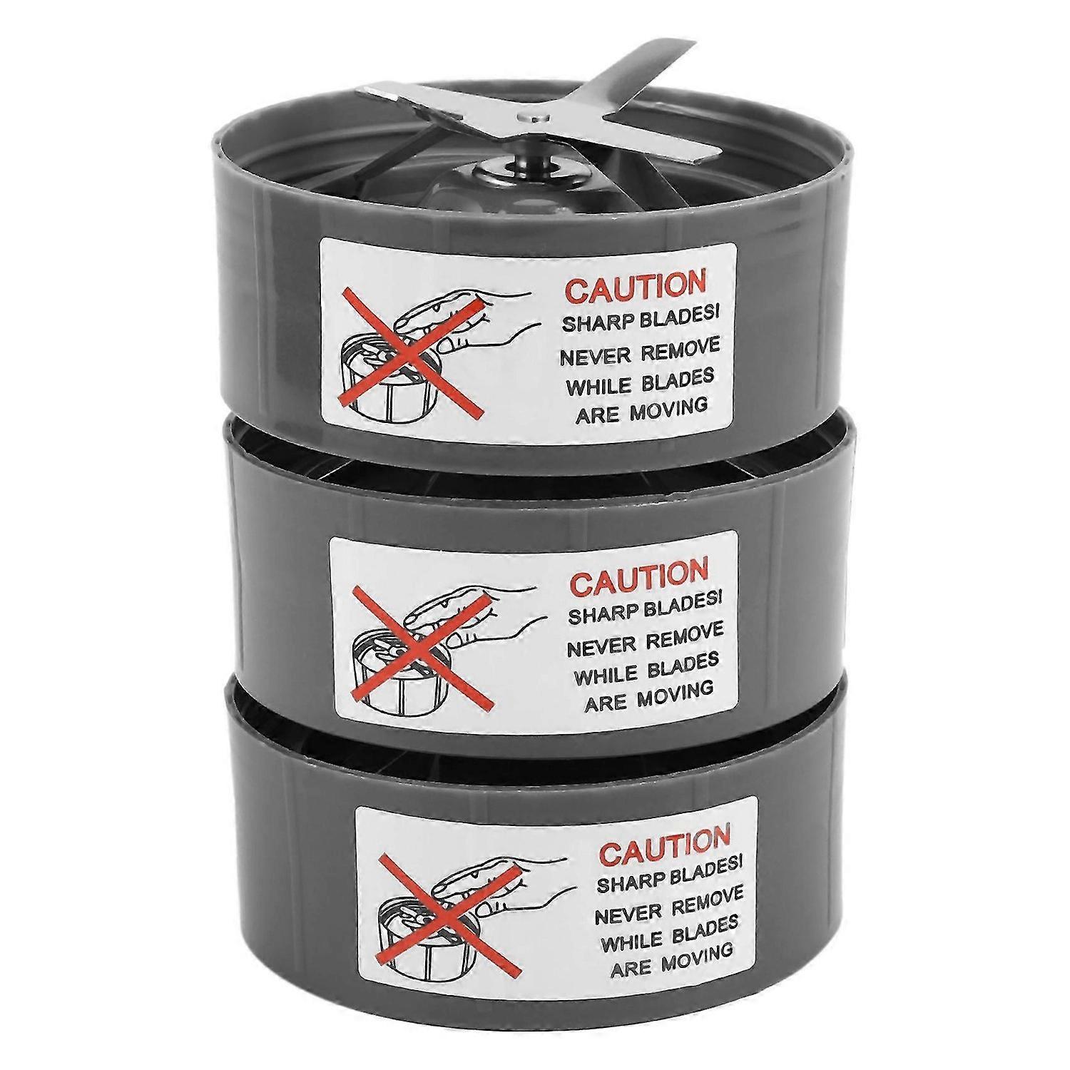 suitable for nutribullet 600w/900w 3-piece replacement blade set