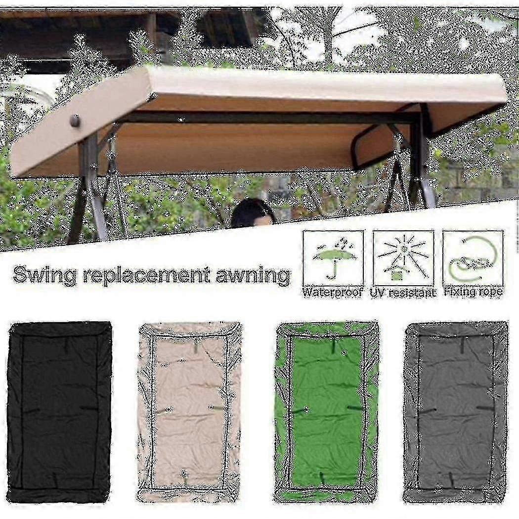 استبدال سقف حديقة سوينغ العالمي سوينغ سقف الشرفة سوينغ مقعد حديقة المتسكع 2-3 مقاعد 190 × 120 Cm_y