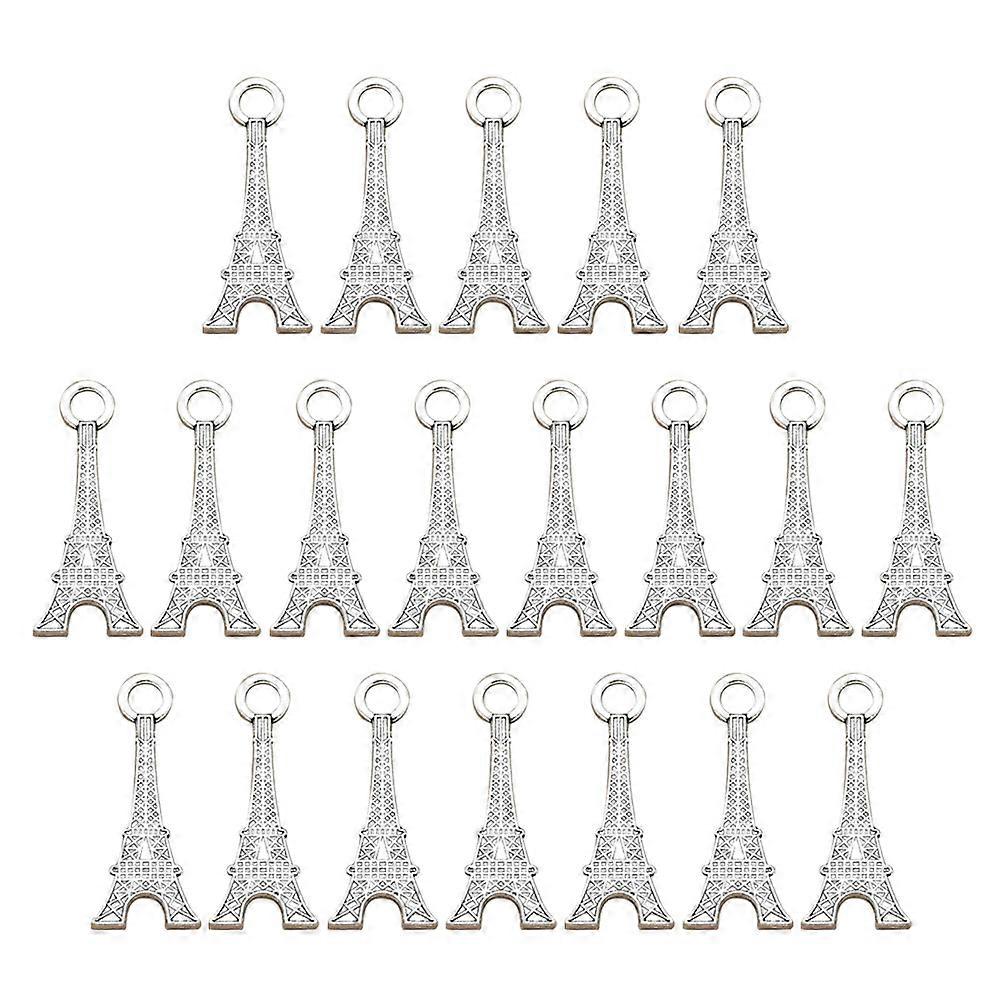 Necklace Bracelet Charms with Eiffel Tower Design, Fine Workmanship DIY Material