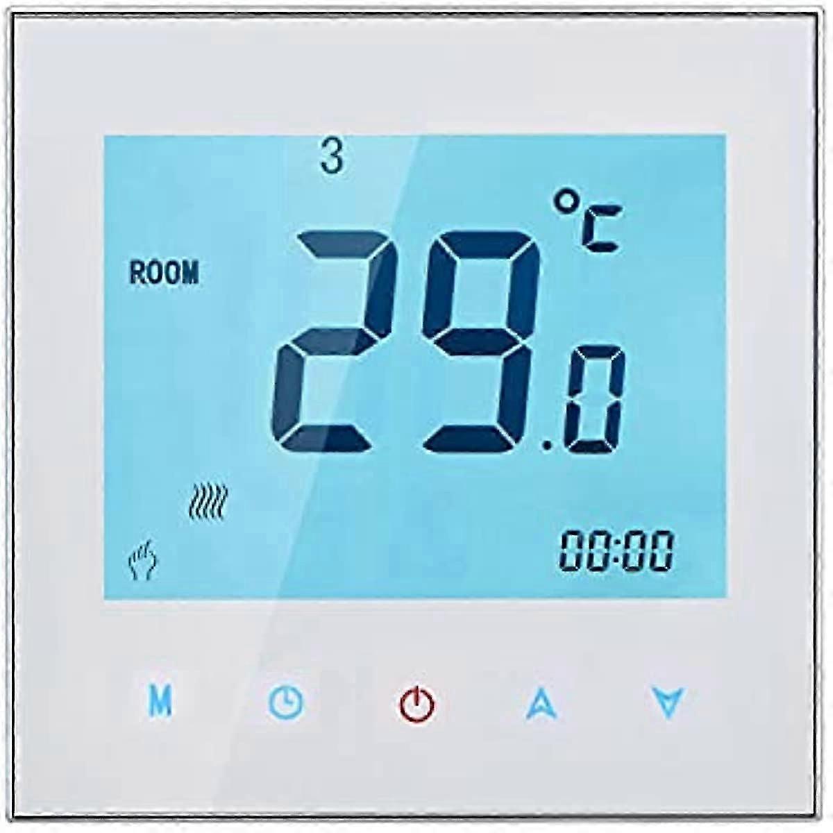 Thermostat Underfloor Heating Programmable Room Thermostat Digital Thermostat Room Thermostat Heating Programmable LCD Display Touch Screen