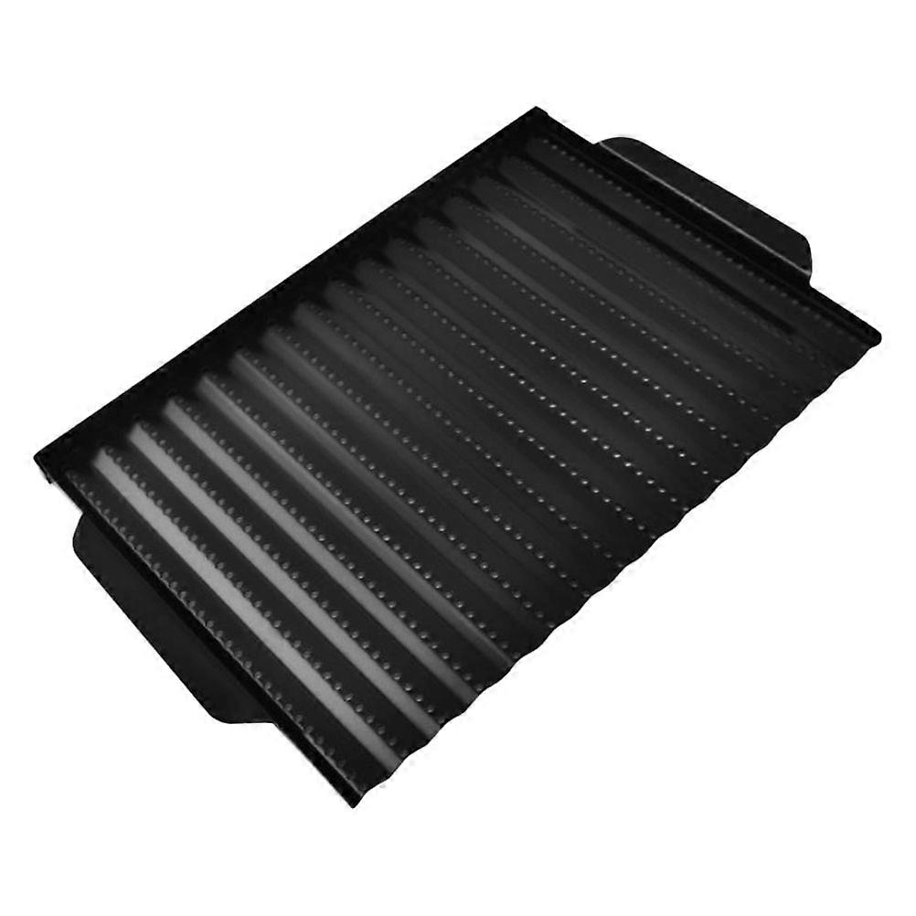 Grill Tray For Outdoor Grill Carbon Steel Baking Plate Ideal For BBQ Accessory 42x27cm Rust-Proof And Moisture-Proof 1Pack