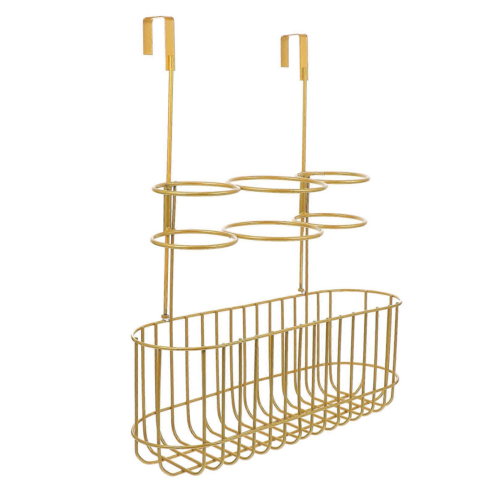 1Pc Simple Iron Craft Wall Mount Rack for Home Storage Sundries Holder