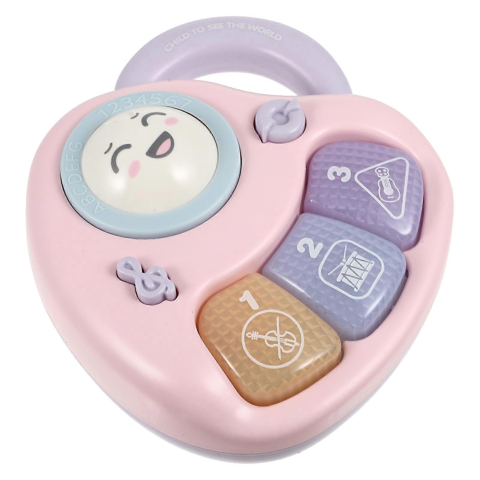 Creative Electronic Organ Toy Musical Instruments For Children Stage .5X12.5X4.5CM Pink 1Set