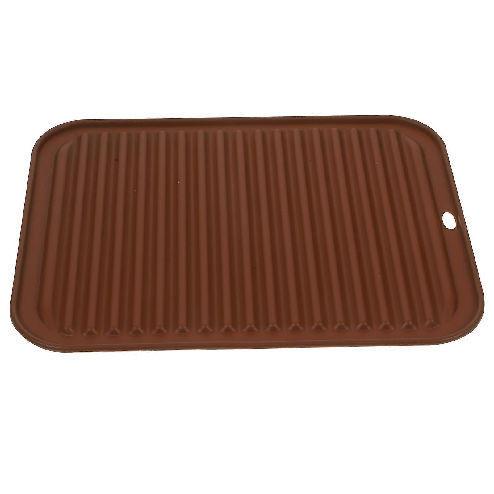 Coffee Silicone Heat-Resistant Pad for Plates and Pots with Non-Slip Design and Easy Clean