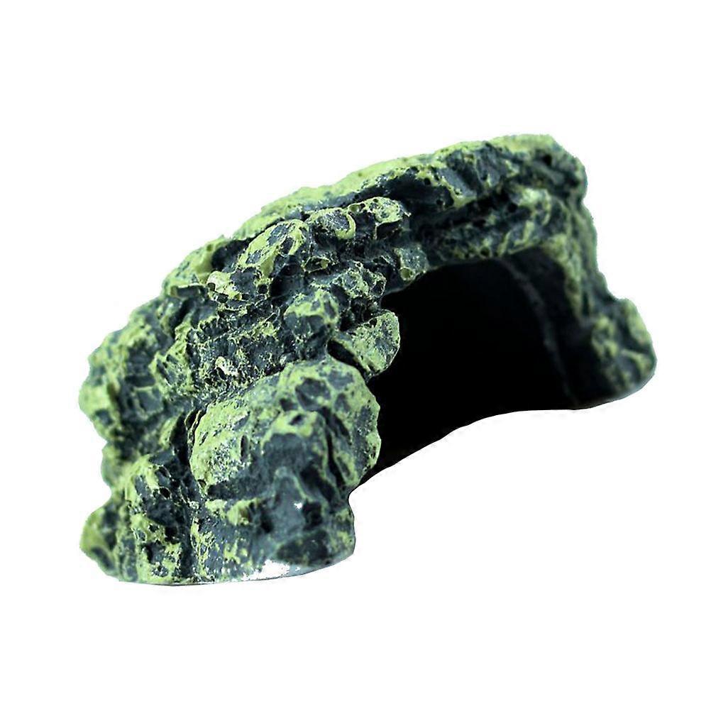 Cave Model for Tortoise Reptile Tank Decoration – Unique Aquarium Landscape Ornament for Hiding and Play, Safe and Durable Micro Landscape Craft