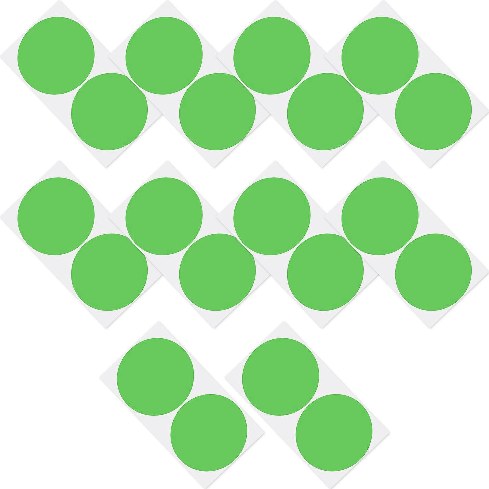 Green Adhesive Dot Stickers for Decoration Made of Paper Perfect for Gifts and Scrapbook 1 Set