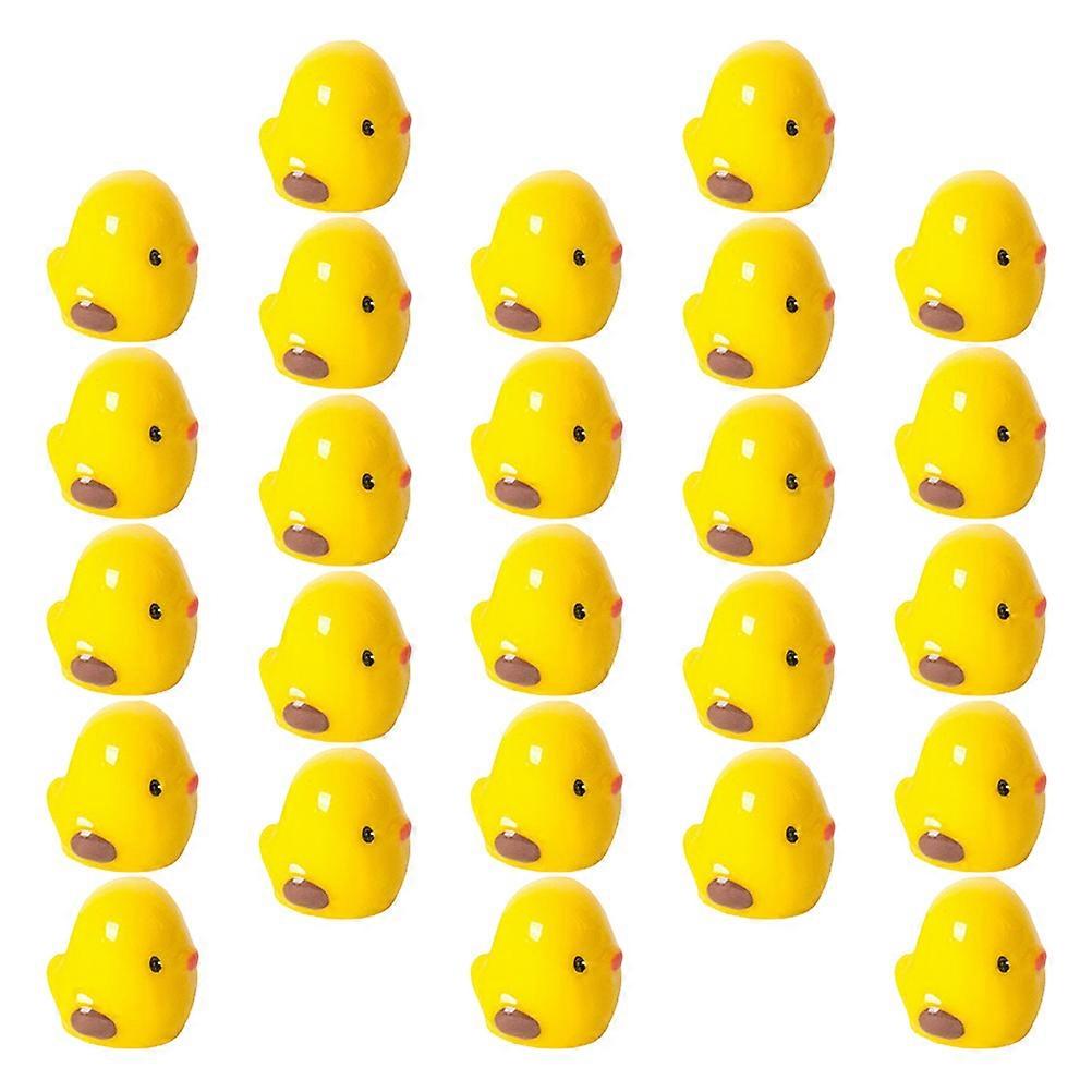60pcs Mini Resin Ducks Figurines for Garden, Aquarium, Cake Decor, DIY Crafts & Micro Landscape Ornaments – Tiny Models for Miniature Lovers