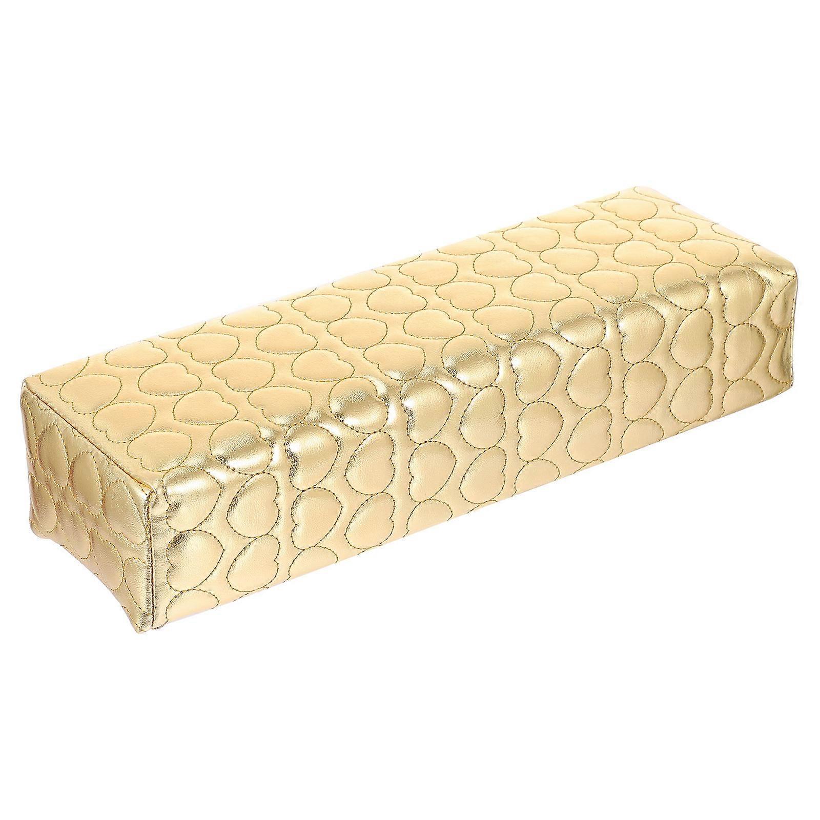 Nail Salon Supplies Hand Rest Holder Pillow Steady Hands PU Material Curved Bracket-shaped Design 30X10cm 1Pack