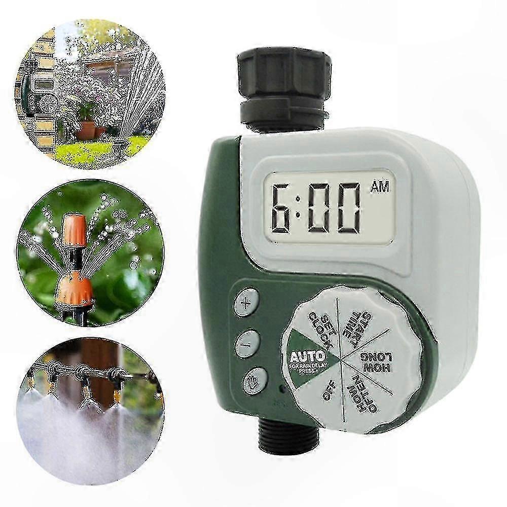 Solarbetriebener automatischer Bewässerungstimer für Gartenbewässerungssysteme im Freien Controller Wasserhahn Sprinkler Timer
