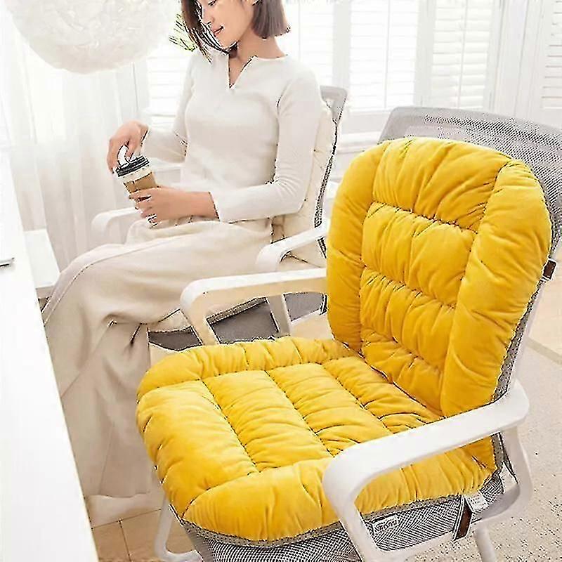 Desk Chair Cushion, 2024 New Chair Cushion Plush with Ties Dorm Chair Cushion